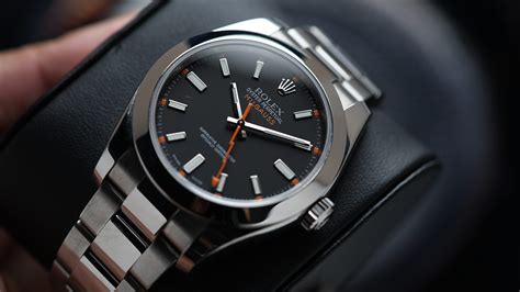 rolex milgauss black orange|rolex milgauss pre owned.